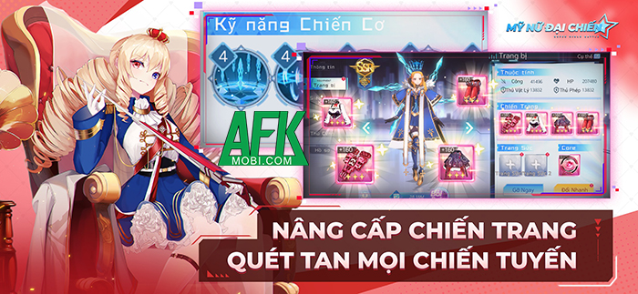 Mỹ Nữ Đại Chiến game anime đấu tướng với các nữ anh hùng xinh đẹp cập bến Việt Nam 2