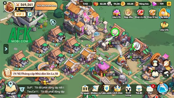 Xây dựng thành phố của bạn trong bối cảnh thời kì cổ đại tại game Next Agers afkmobi nextagers 1jpg