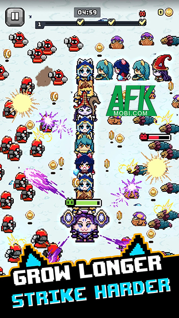 Điều khiển đoàn anh hùng mèo của mình chiến đấu sinh tồn trong Nimble Cats: Last Survival 3