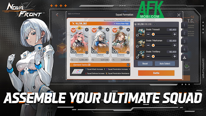 NOVAFRONT game SLG mới đến từ Kakao Games với phong cách đồ họa ngộ nghĩnh 1