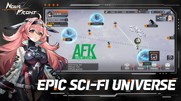 NOVAFRONT game SLG mới đến từ Kakao Games với phong cách đồ họa ngộ nghĩnh 4