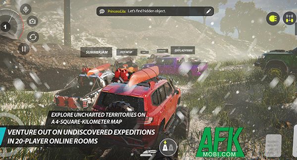 Offroad League Online game mô phỏng lái xe địa hình với đồ họa 3D siêu chân thực afkmobi offroadleagueonline 1jpg