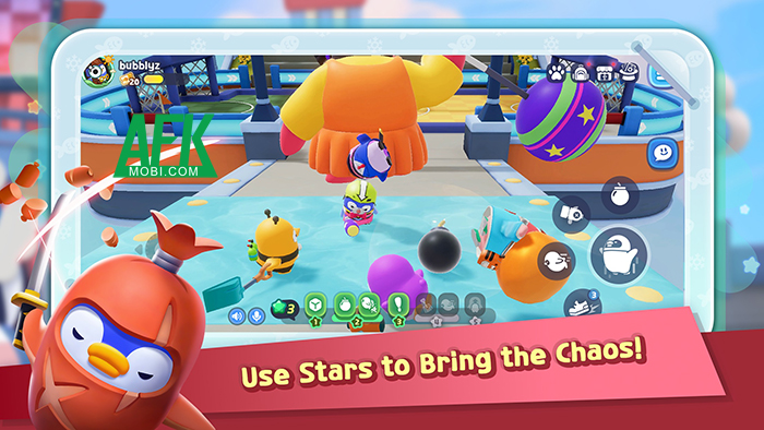 Party Pop Bubblyz mời bạn điều khiển chim cánh cụt để cạnh tranh với những người chơi khác 2