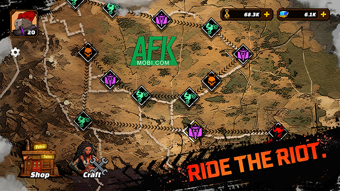 Điều khiển xe mô tô săn bọn sinh vật quái dị trong game hành động PETRO HUNTER 1