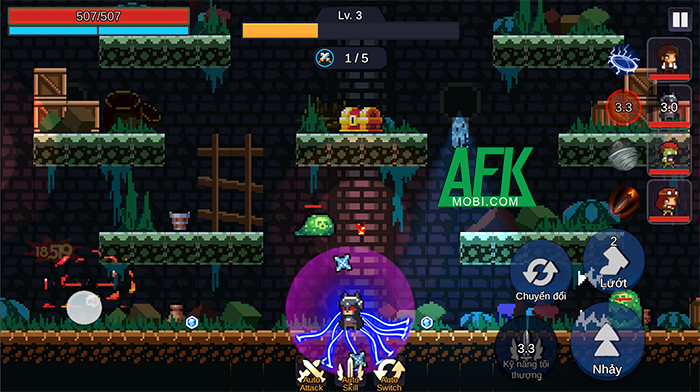 Tạo đội anh hùng chinh phục các hầm ngục tối trong game Pixel Clan: Dungeon Squad 2