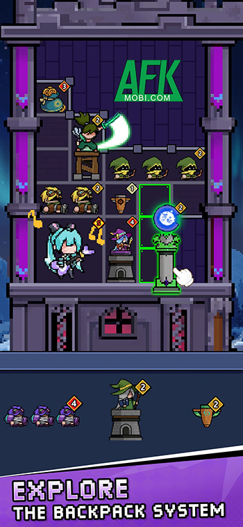 Thiết lập tòa tháp của bạn để phòng thủ trước các đợt kẻ thù trong game Pixel Mage TD 0