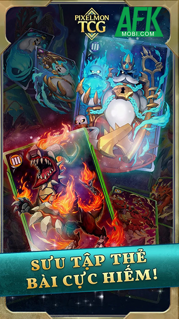 Xây dựng bộ bài quái vật của bạn trong game chiến thuật PIXELMON TCG 1