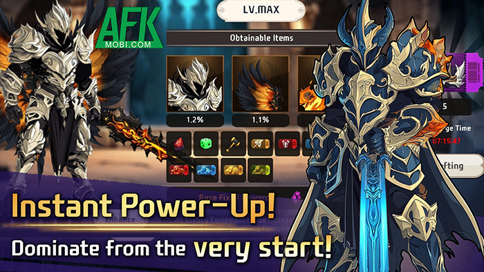 Giành lại thế giới từ tay lũ quỷ trong game nhập vai nhàn rỗi Pocket Knight: Idle RPG 1