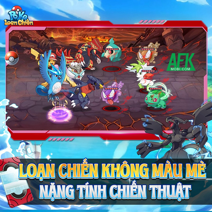 Poke Loạn Chiến game chiến thuật đấu thú chủ đề Pokémon cập bến Việt Nam 1