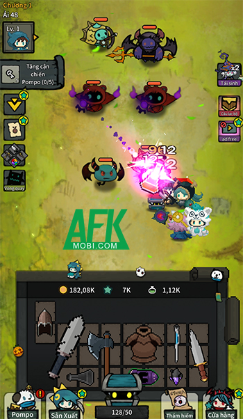 Pompo: Backpack Heroes mời bạn phiêu lưu cùng chú gấu trúc đeo balo tên Pompo 0