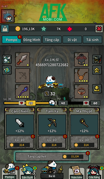 Pompo: Backpack Heroes mời bạn phiêu lưu cùng chú gấu trúc đeo balo tên Pompo 2