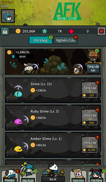 Pompo: Backpack Heroes mời bạn phiêu lưu cùng chú gấu trúc đeo balo tên Pompo 3