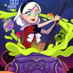 Trợ giúp cô nàng phù thủy trẻ trong game casual giải đố Potion Merge: Tower Mystery afkmobi potionmerge 1jpg