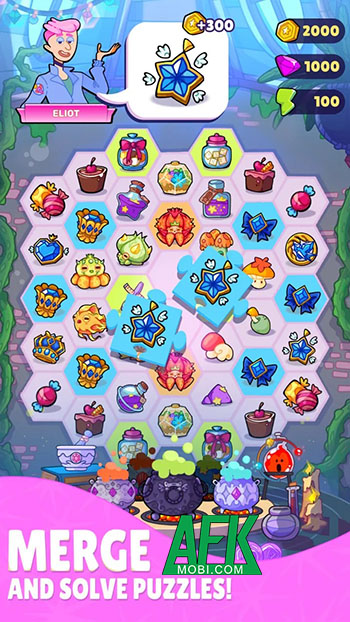 Trợ giúp cô nàng phù thủy trẻ trong game casual giải đố Potion Merge: Tower Mystery 2 Trợ giúp cô nàng phù thủy trẻ trong game casual giải đố Potion Merge: Tower Mystery 2