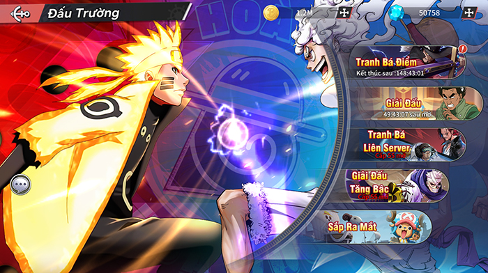 Tứ Hoàng Hỏa Quốc chính thức ra mắt 10h ngày 22/8, mở ra đại chiến giữa One Piece và Naruto 4