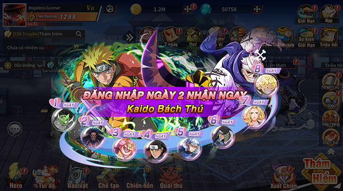 Tứ Hoàng Hỏa Quốc chính thức ra mắt 10h ngày 22/8, mở ra đại chiến giữa One Piece và Naruto 6