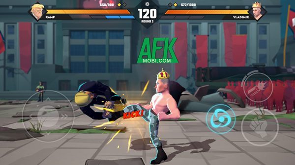 President Kombat game đối kháng với các nhân vật là những người nổi tiếng trên thế giới afkmobi presidentkombat 1jpg