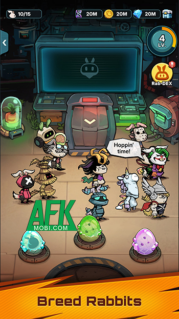 Xây dựng đội hình chiến binh thỏ càn quét lũ xác sống trong game Rabbits On A Rampage 1