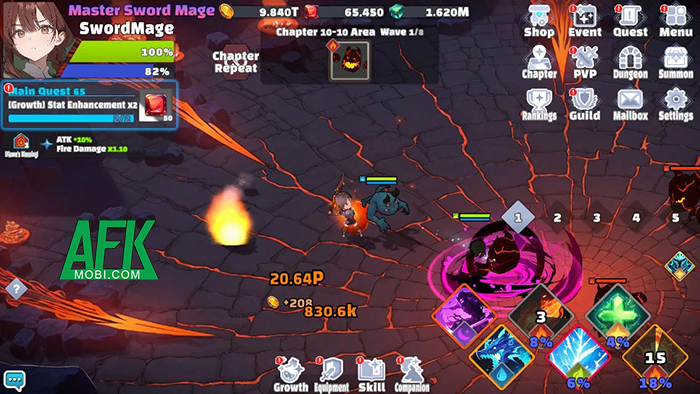 Nhập vai một nữ kiếm pháp sư trong game nhàn rỗi Raising Reincarnated SwordMage 3