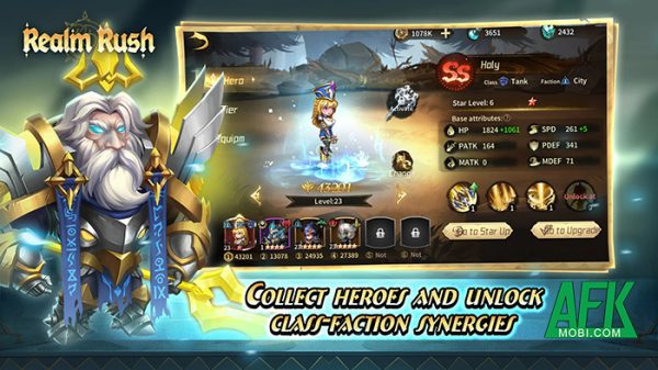 Realm Rush – Brave the Chaos game chiến thuật đấu tướng theo hơi hướng cờ tự động afkmobi realmrushbravethechaos 1jpg