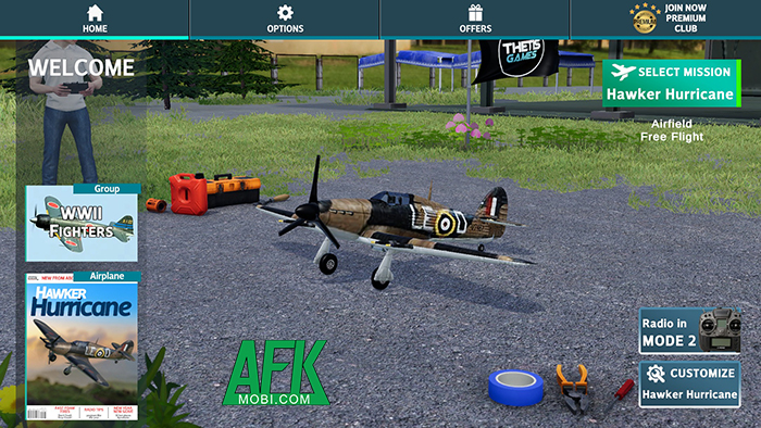 Real RC Flight Simulator 2026 game mô phỏng lái những chiếc máy bay đồ chơi 1