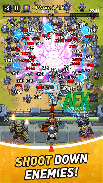 Gầy dựng những tiểu đội phòng thủ chống lại các đợt kẻ thù trong game ResQRush 0