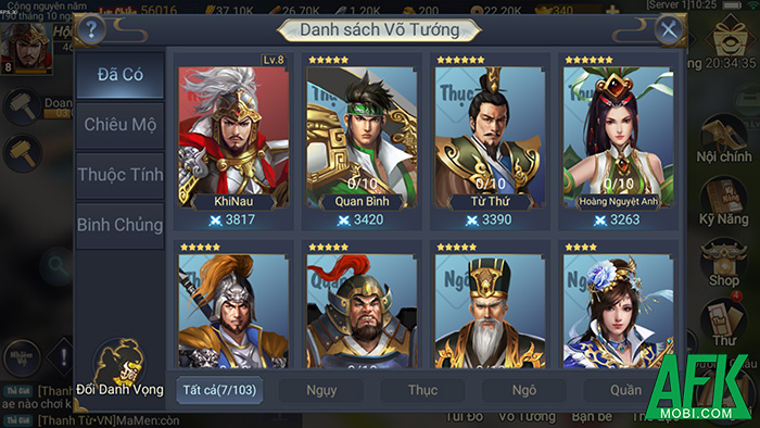 Trải nghiệm việc lập nghiệp giữa thời loạn trong game Cuộc Nổi Loạn Tam Quốc 8 Trải nghiệm việc lập nghiệp giữa thời loạn trong game Cuộc Nổi Loạn Tam Quốc 8