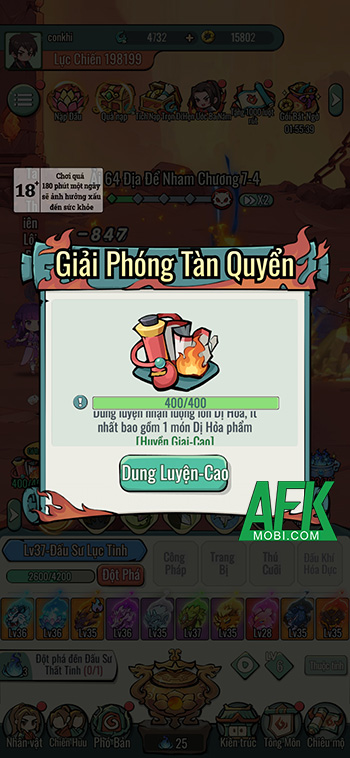 Đấu Phá Thương Khung 2D với trải nghiệm du hành Đấu Khí Đại Lục bằng cách tu tiên 8