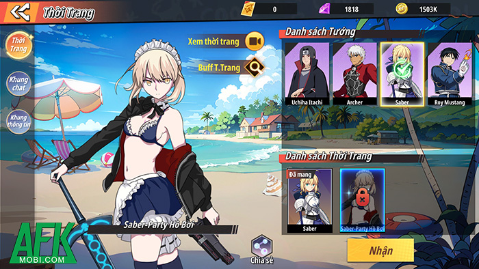 Các nhân vật anime quen thuộc tụ hội cho bạn chiêu mộ tại game Học Viện Anime: Legend 9 Các nhân vật anime quen thuộc tụ hội cho bạn chiêu mộ tại game Học Viện Anime: Legend 9