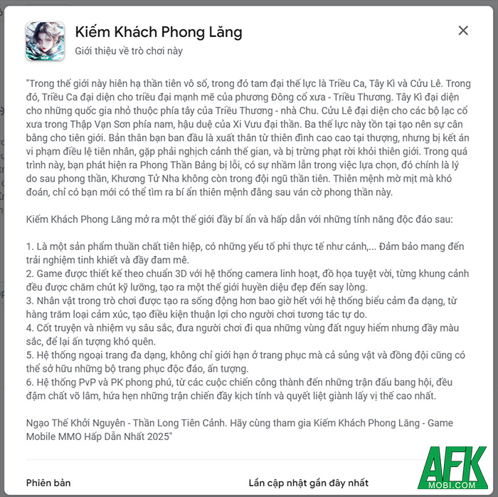 Kiếm Khách Phong Lăng với trải nghiệm một thế giới tu tiên huyền ảo 1