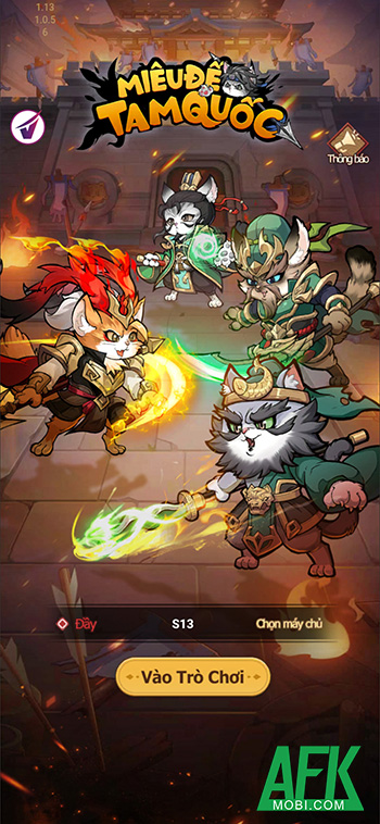 Trải nghiệm thế giới Tam Quốc mèo tranh đấu trong game Miêu Đế Tam Quốc 0