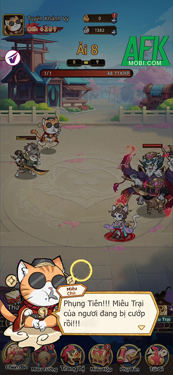 Trải nghiệm thế giới Tam Quốc mèo tranh đấu trong game Miêu Đế Tam Quốc 2