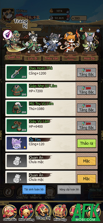 Trải nghiệm thế giới Tam Quốc mèo tranh đấu trong game Miêu Đế Tam Quốc 8