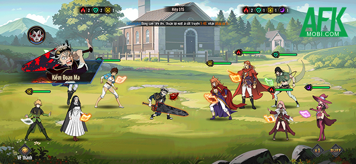 Pháp Sư Hắc Ám - Black Clover mang đến trải nghiệm cuộc chiến giữa các ma pháp sư 1