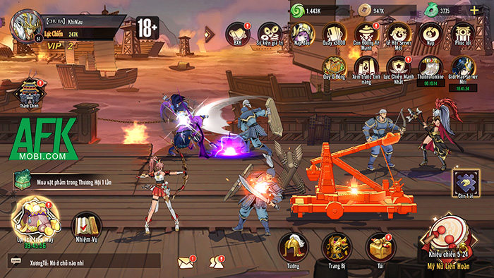 Bước vào Quỷ Tướng 3Q: Thức Tỉnh trải nghiệm cảm giác tung hoành loạn đấu rực lửa thời chiến 9