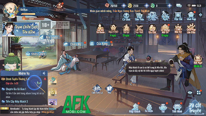 Tân Tiên Kiếm VNG đưa bạn trở lại thế giới tiên hiệp với lối chơi chiến thuật đấu tướng 4