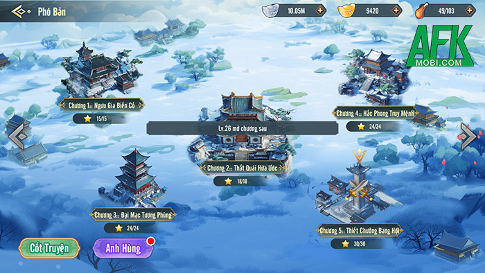 Trải nghiệm chuẩn mực võ lâm đấu tướng tại game Thiên Hạ Ngũ Tuyệt 9