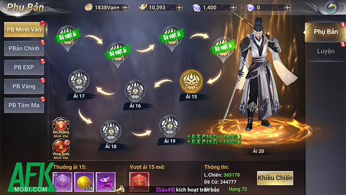 Trải nghiệm Thời Không Chi Mộng Vplay phiên bản MMORPG 3D cái gì cũng có! 11