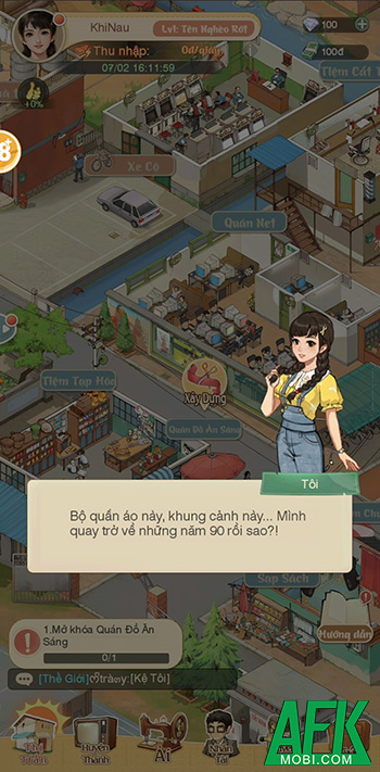 Mời bạn quay về những năm 80 - 90 để lập nghiệp trong game Tiệm Tạp Hóa Thời Gian 1