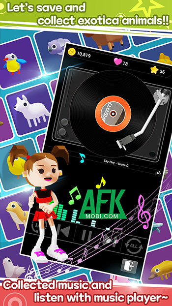 Bắt đầu những cuộc chạy nhịp điệu cùng các muôn thú trong game Rhythm of Earth 1