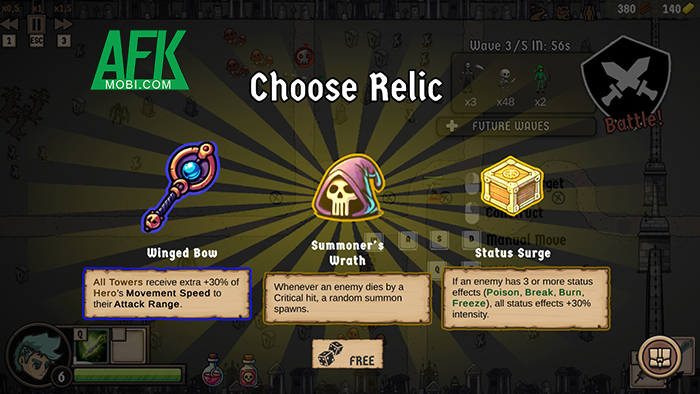 Rogue Kingdoms Mobile game thủ tháp kết hợp với việc điều khiển anh hùng của mình 1