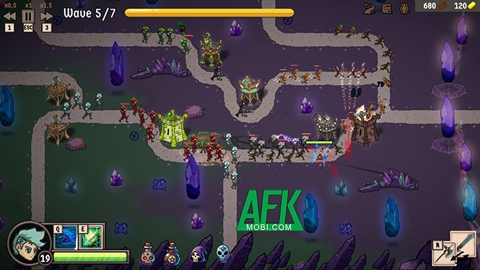 Rogue Kingdoms Mobile game thủ tháp kết hợp với việc điều khiển anh hùng của mình 3