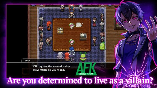 Chuyển sinh thành phản diện thay vì là anh hùng trong game RPG Isekai Villain afkmobi rpgisekaivillain 1jpg