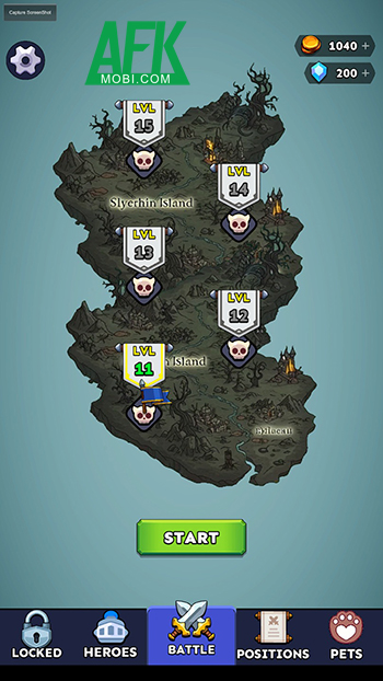 Xếp kim cương match-3 để chiến đấu với các đợt quái vật tại game RPG Master 0