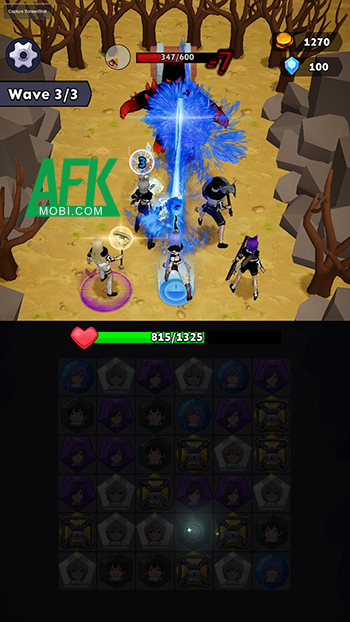 Xếp kim cương match-3 để chiến đấu với các đợt quái vật tại game RPG Master 2