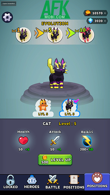 Xếp kim cương match-3 để chiến đấu với các đợt quái vật tại game RPG Master 4