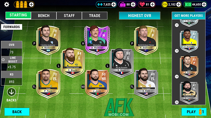 Rugby Nations 26 game thể thao lấy chủ đề về bộ môn bóng bầu dục Anh 1