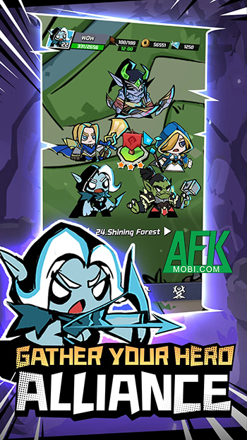 Rumble Magics: Crush the Undead game phòng thủ lấy chủ đề Warcraft III 1