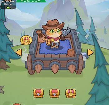 Dàn trận phòng thủ với các động vật trong game Rumble Paws: Backpack Fight afkmobi rumblepaws 1jpg