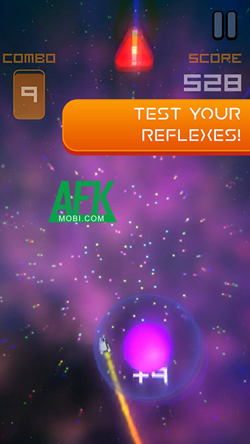 Saturn Slalom cho bạn điều khiển tàu vũ trụ của mình len lỏi giữa một thiên hà hỗn loạn 1